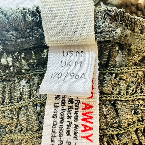 Free People Adella Crochet Lace Bralette Bundle Olive Green Mustard Yellow - M - Picture 14 of 14